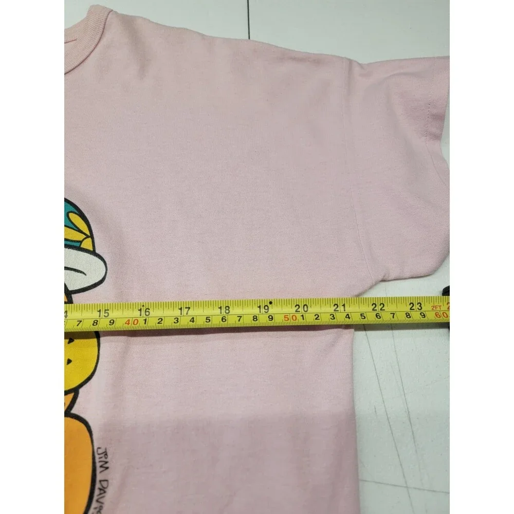Vintage 1990s Flirts Cookie Pocket Garfield Graphic Sleep Shirt One Size - Picture 6 of 8